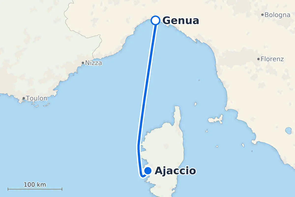 Genua - Ajaccio