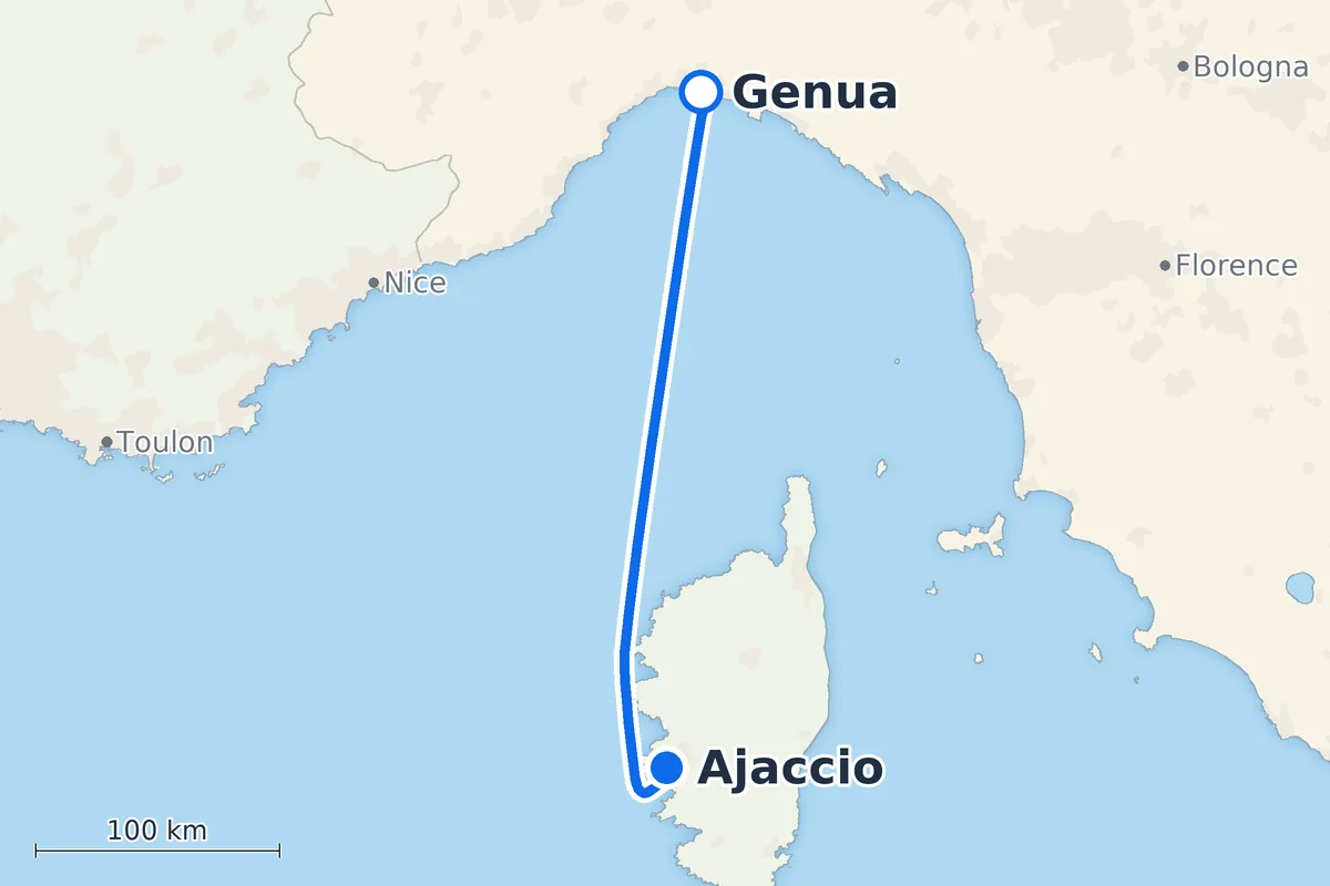 Genua - Ajaccio